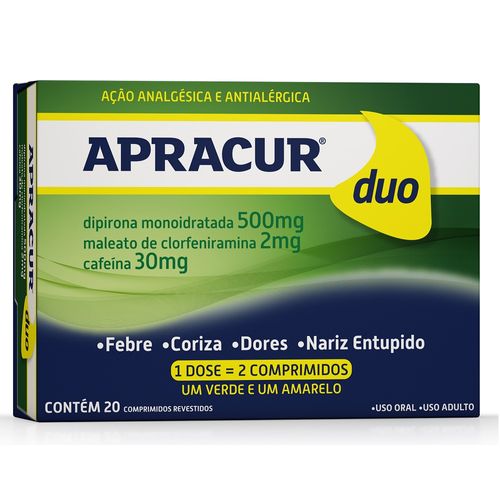 Apracur DUO 20 Comprimidos