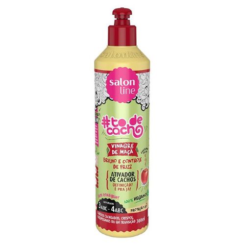 Ativador de Cachos To de Cacho Vinagre de Maçã 300ml Salon Line