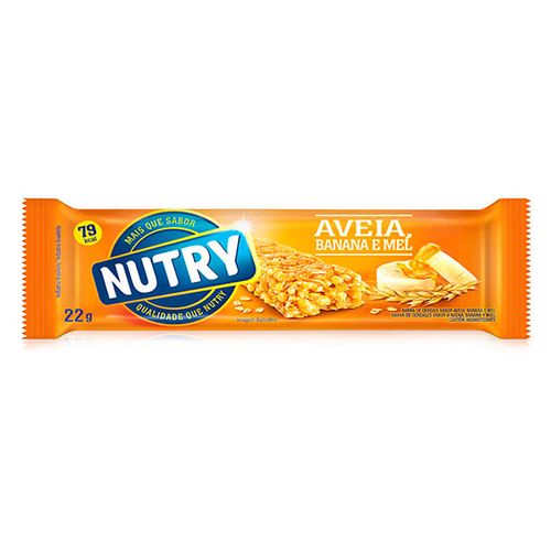 Barra De Cereais Nutry Aveia Banana Mel 22G - Nutry