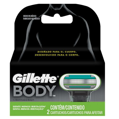 Carga Gillette Body Com 02Un - Gillette Body