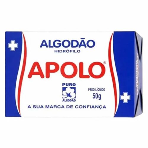 Algodão Apolo Cx 50G - Apolo