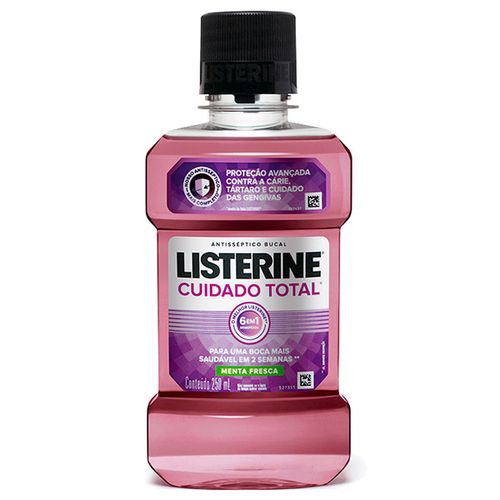 Antisséptico Bucal Listerine Cuidado Total 250ml