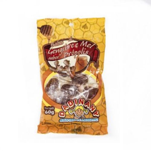 Bala Tuquinha Gengibre Mel E Própolis - Tuquinhas