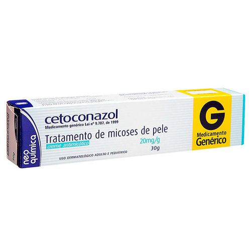 Cetoconazol 20mg Creme Dermatológico 30g - Genérico - Neo Química