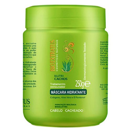 Máscara Capilar Biogellat Nutri Cacho 250g - Bio Extratus
