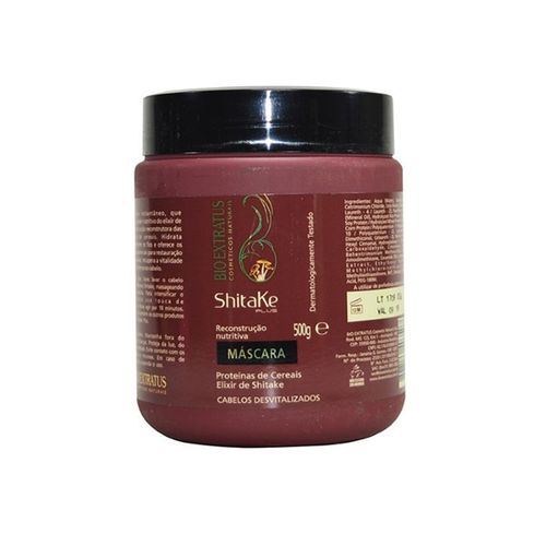Máscara Capilar Reconstrutora Nutritiva Shitake 500g Bio Extratus
