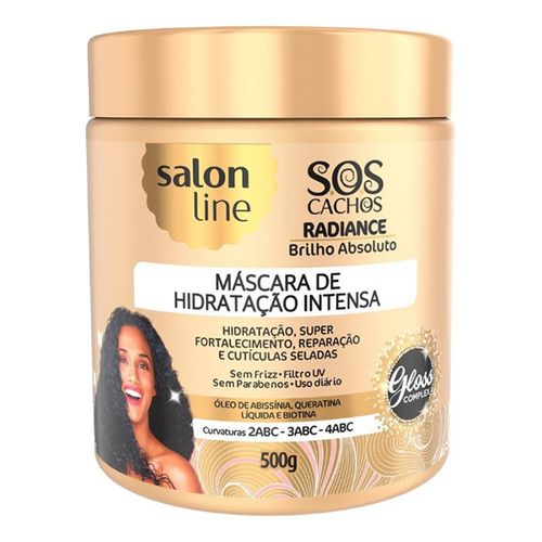 Máscara Salon Line Sos Radia Brilho Absolu 500G - Salon Line