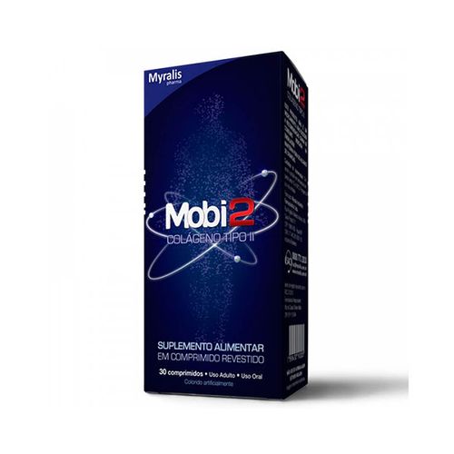 Mobi II Colágeno Tipo II 40mg - Myralis - 30 comprimidos revestidos