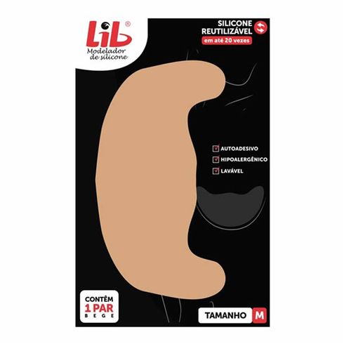 Modelador Seios Silicone Liberação Reut M 1Par - Lib