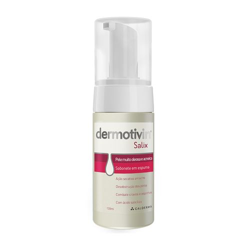 Sabonete em Espuma Facial Dermotivin Salix 130ml