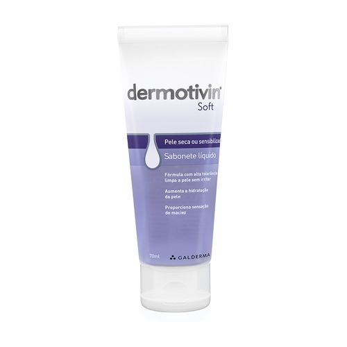 Sabonete Líquido Facial Dermotivin Soft 70ml