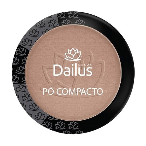 Pó Compacto Dailus New Bege Escuro - Dailus Maquiagem