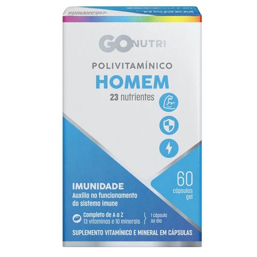 Polivitamínico Homem Gonutri c/ 60 Cápsulas