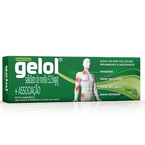 Pomada Gelol 20G - Gelol