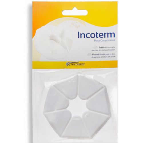 Porta Comprimidos Incotermômetro Básico Branco Ref Pc0001 - Incoterm