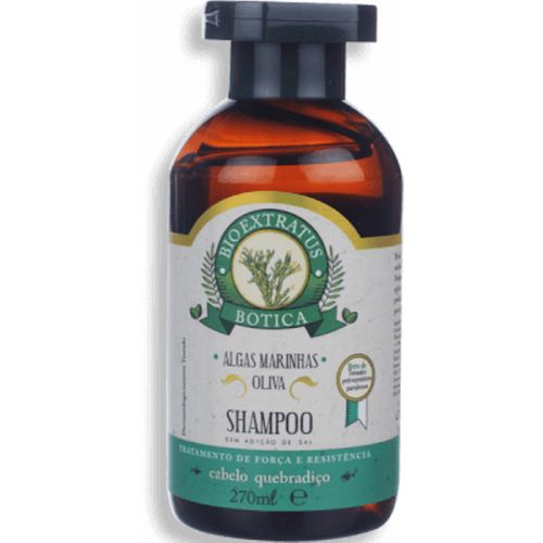 Shampoo Botica Algas 270ml para Cabelo Quebradiço Bio Extratus
