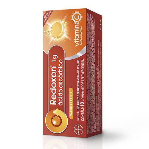 Redoxon Sabor Laranja 1g 10 Comprimidos Eferv