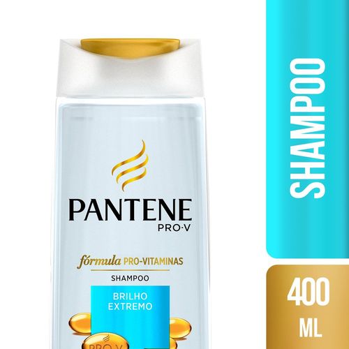 Shampoo Pantene Brilho Extremo Frasco 400ml