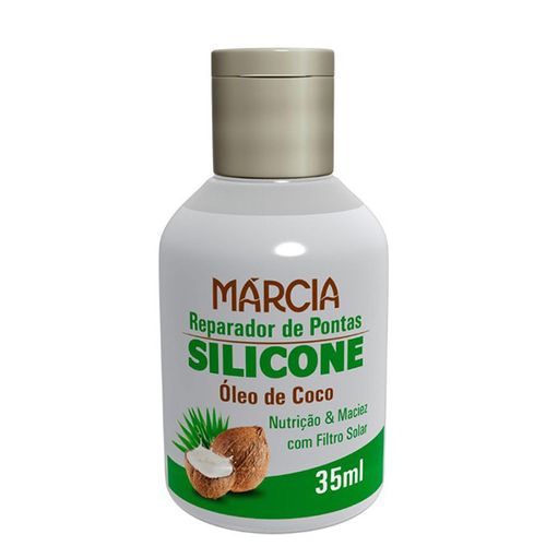 Reparador Pontas Marcia Silicone Óleo Coco 35Ml - Marcia Cosmeticos