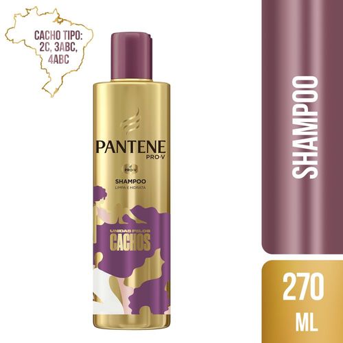 Shampoo Pantene Unidas Pelos Cachos - 270ml