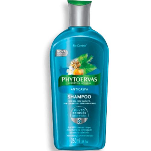 Shampoo Anticaspa Phytoervas 250ml - Reduz 80% da Caspa