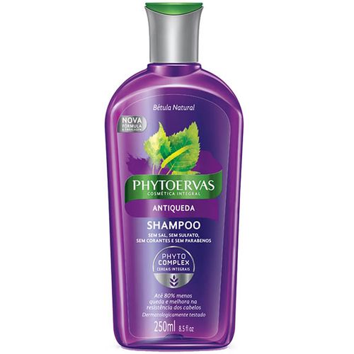 Shampoo Anti-queda 250ml Phytoervas para cabelos enfraquecidos
