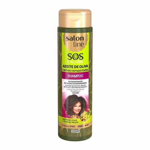 Shampoo SOS Cachos Azeite de Oliva 300ml Salon Line