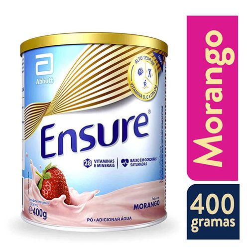 Suplemento Adulto Ensure Pó Sabor Morango 400g