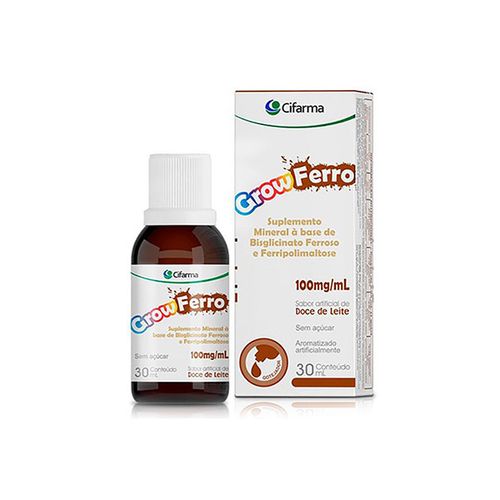 Suplemento Vit Grow Ferro 100mg/ml 30ml