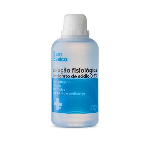 Soro Fisiológico - Cloreto de Sódio 0,9% - Bem Básico - 100ml