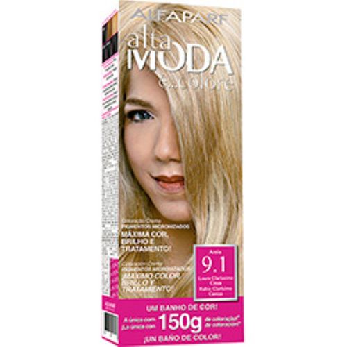 Tintura Altamoda Colore 9.1 Loção Claris Cinza 150G - Altamoda