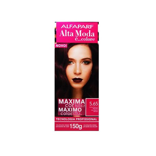 Tintura Altamoda Colore Espuma 5.65 Vinho Escova Marsala 150G - Altamoda