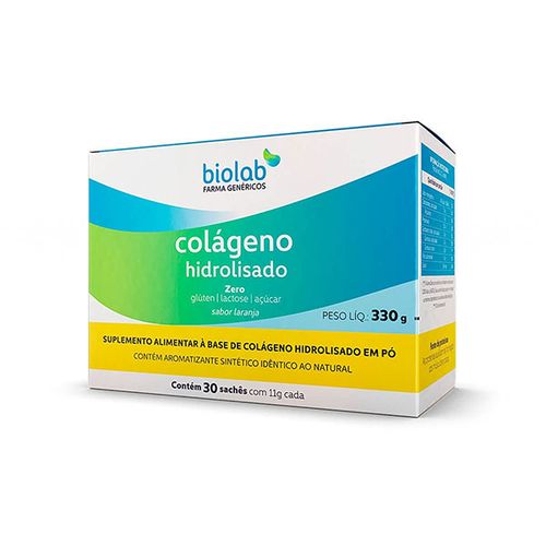 Colágeno Hidrolisado 11g Biolab - 30 Sachês