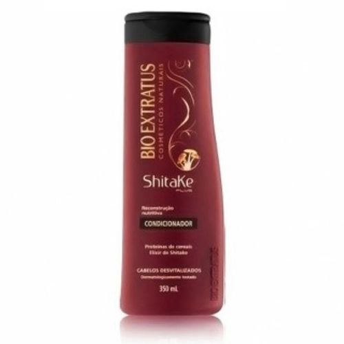 Condicionador Shitake 350ml Bio Extratus para cabelos desvitalizados