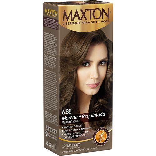 Coloração Permanente Maxton Econ 6.88 Marrom Tabaco Alta Cobertura