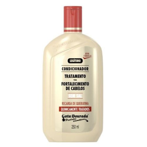Condicionador GT Dourado Quim 430ml para Cabelos Quimicamente Tratados Gota Dourada