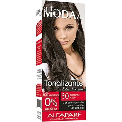 Tonalizante Semi-Permanente Ton Altamoda Castanho Claro 5.0 120g Altamoda