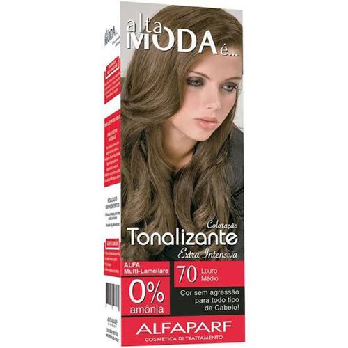 Coloração Semi-Permanente Ton Loção Médio 7.0 Altamoda