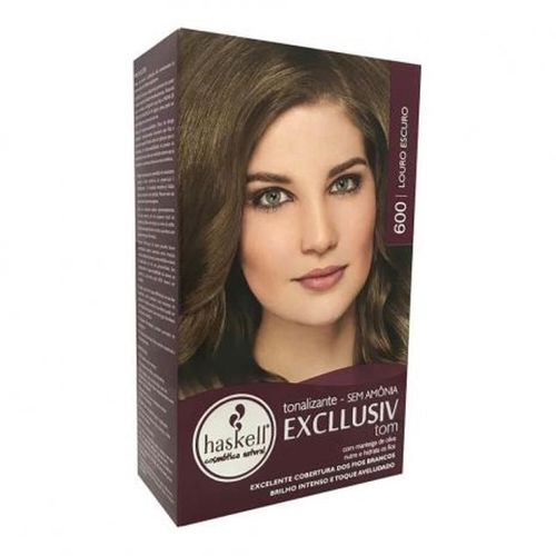 Coloração Semi-Permanente Ton Haskell 600 Loção Louro Escuro 150ml Haskell
