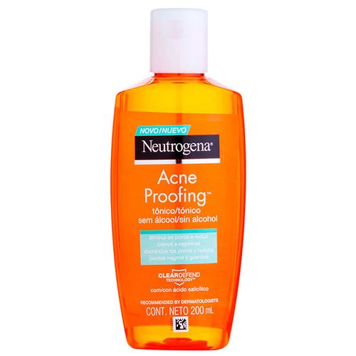 Tônico sem álcool Neutrogena Acne Proofing 200ml