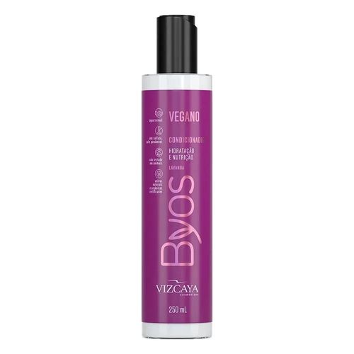 Condicionador Vegano Vizcaya Byos Hidratação e Nutrição Lavanda 250 ml