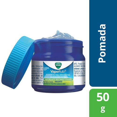 Vick Vaporub 1 Pote 50g - Vick Vaporub