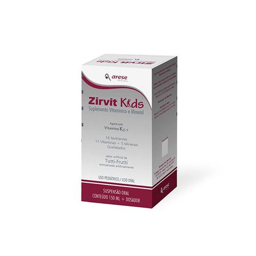 Zirvit Kids Frasco 150ml + Copo