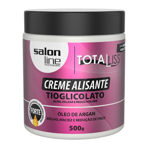 Creme Alisante Salon Line Argan Oil Forte 500G - Salon Line