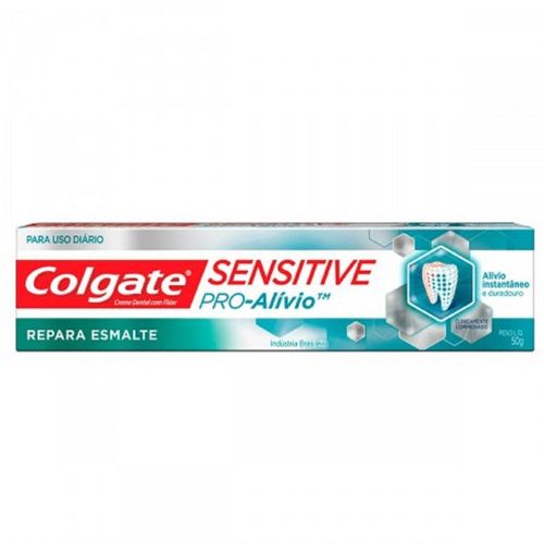 Creme Dental Colgate Pró Alívio Reparacao Esmalte 50G - Colgate Sensitive