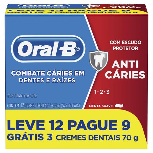 Creme Dental Oral B 123 70G - Oral B