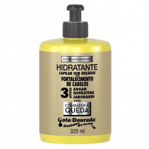 Creme Pentear Gt Douradoado Combate Queda 320Ml - Gota Dourada
