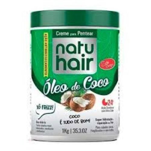 Creme Pentear Natuhair Óleo de Coco 1Kg Skafe