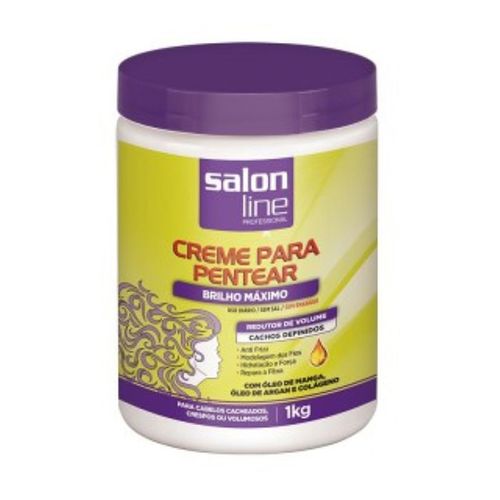 Creme Pentear Salon Line Brilho Max 1Kg - Salon Line