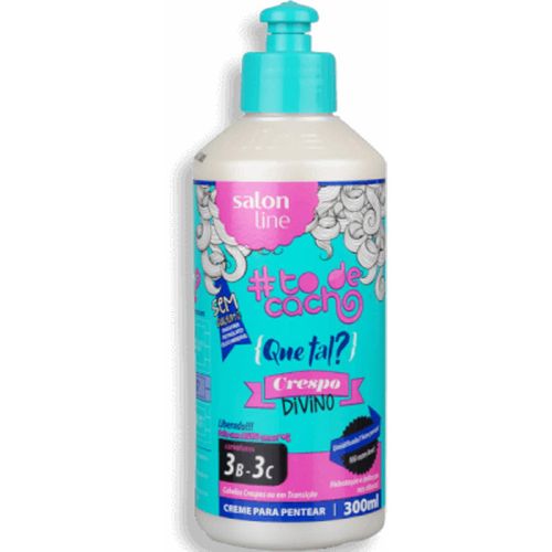 Creme de Pentear Tô de Cacho Crespo Divino 300ml Salon Line